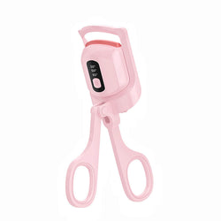 2024 New Lcd Portable Electric Heated Curler Temperature Control Long Lasting Curls Thermal Eyelash Curler Makeup Tools