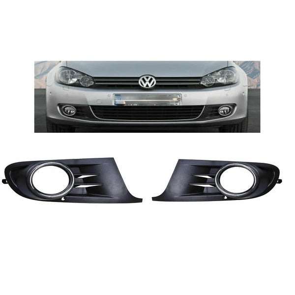 Genuine Front Bumper Lower Fog Light Surrounds Grilles Lh Rh Sides Vw Golf Mk 6