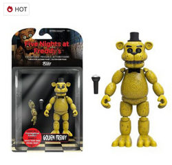 Golden Freddy Foxy The Pirate Articulated Action UK