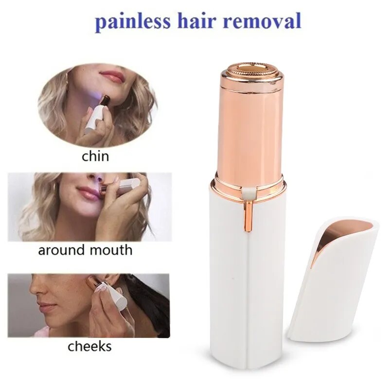 2024 Epilator Face Hair Removal Lipstick Shaver Electric Eyebrow Trimmer Women's Hair Remover Mini Shaver epilator for women