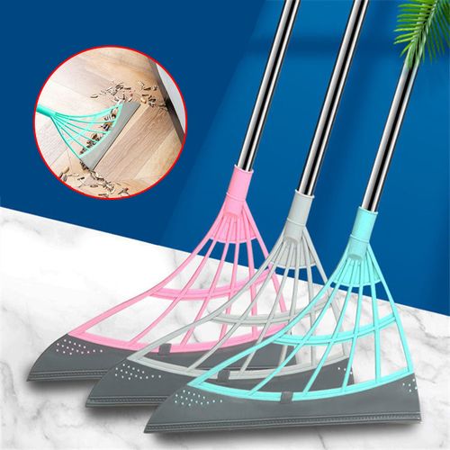 Green Silicone Broom Wiper Squeegee Window Washing Multifunctional Household Home