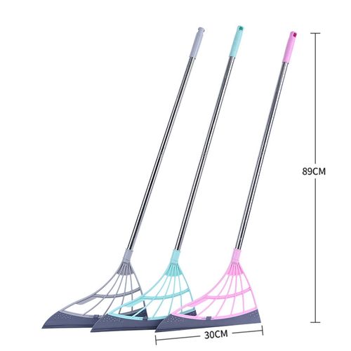 Green Silicone Broom Wiper Squeegee Window Washing Multifunctional Household Home