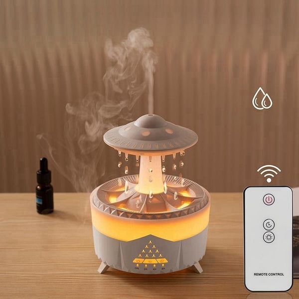 Rain Cloud Humidifier Water Dropping Lamp